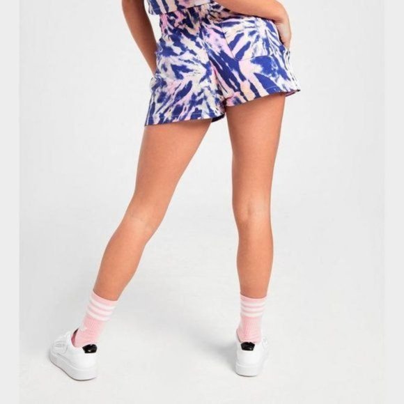 ADIDAS 3 Stripe Shorts Tie Dye XL - Picture 9 of 9